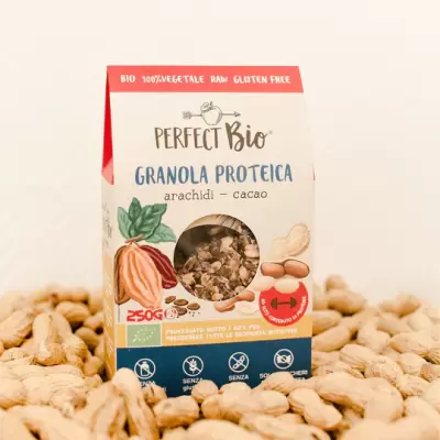 Granola Proteica Arachidi Cioccolato Bio 250 g Ambrosiae