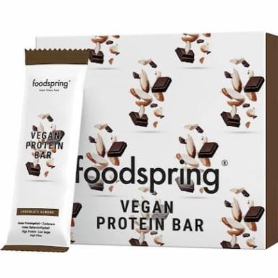 Vegan Protein bar 60g Cioccolato Mandorla Foodspring