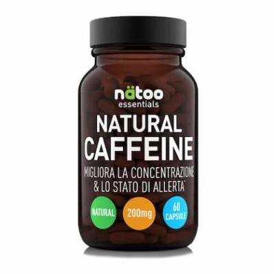 Natural Caffeine 200mg/60cps Natoo Essentials