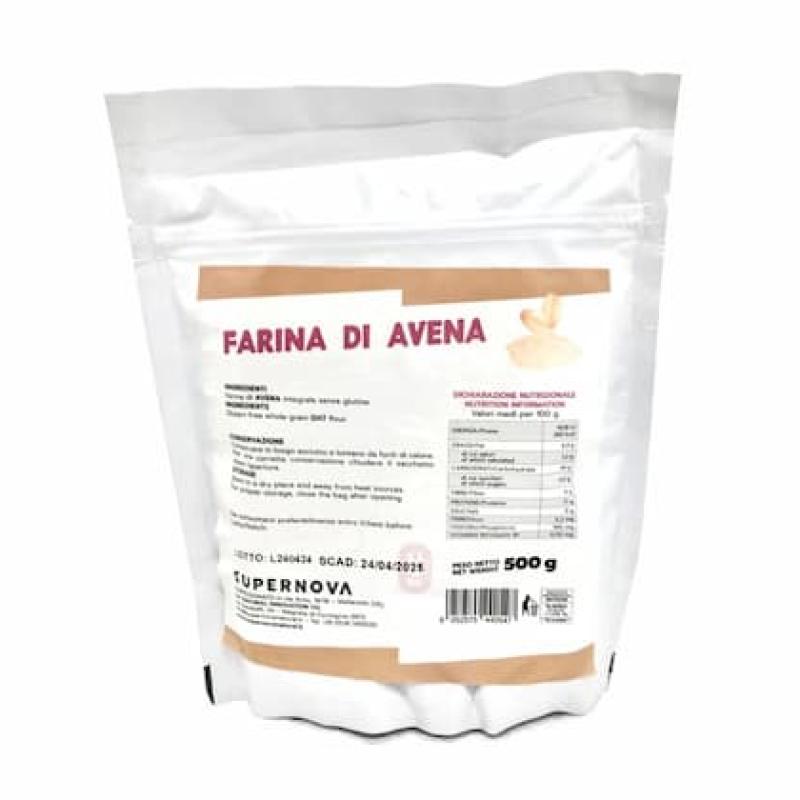 Farina d'Avena integrale senza Glutine 500g Supernova