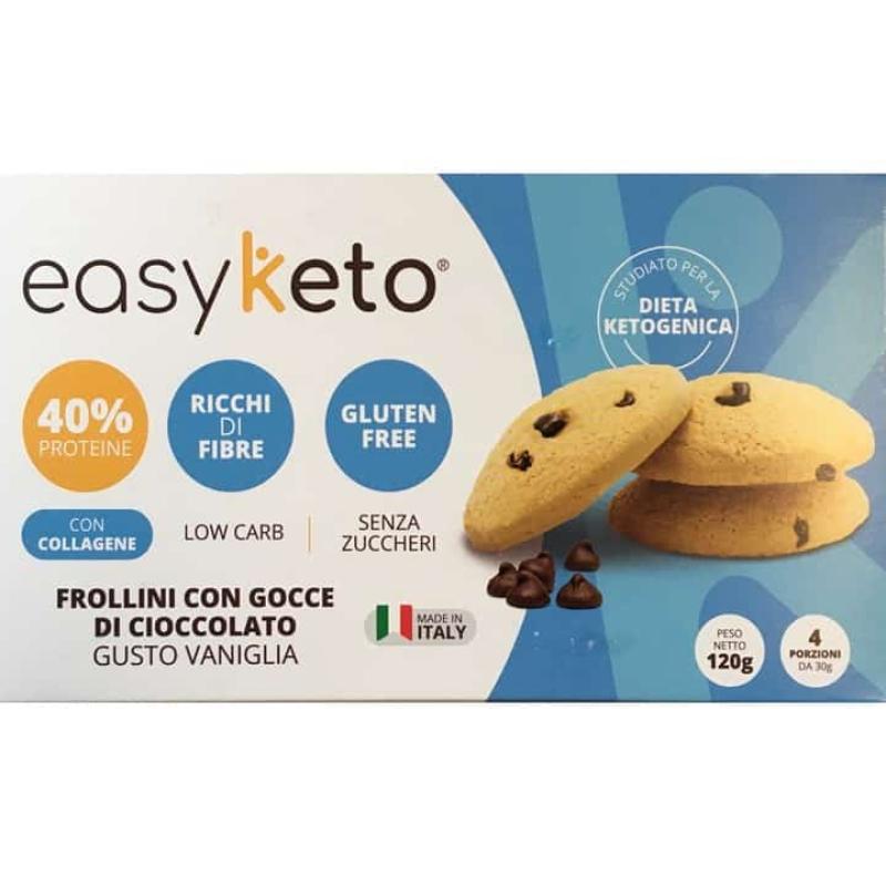 Frollini Vaniglia con Gocce di Cioccolato EasyKeto