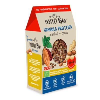 Granola Proteica Arachidi Cioccolato Bio 250 g Ambrosiae