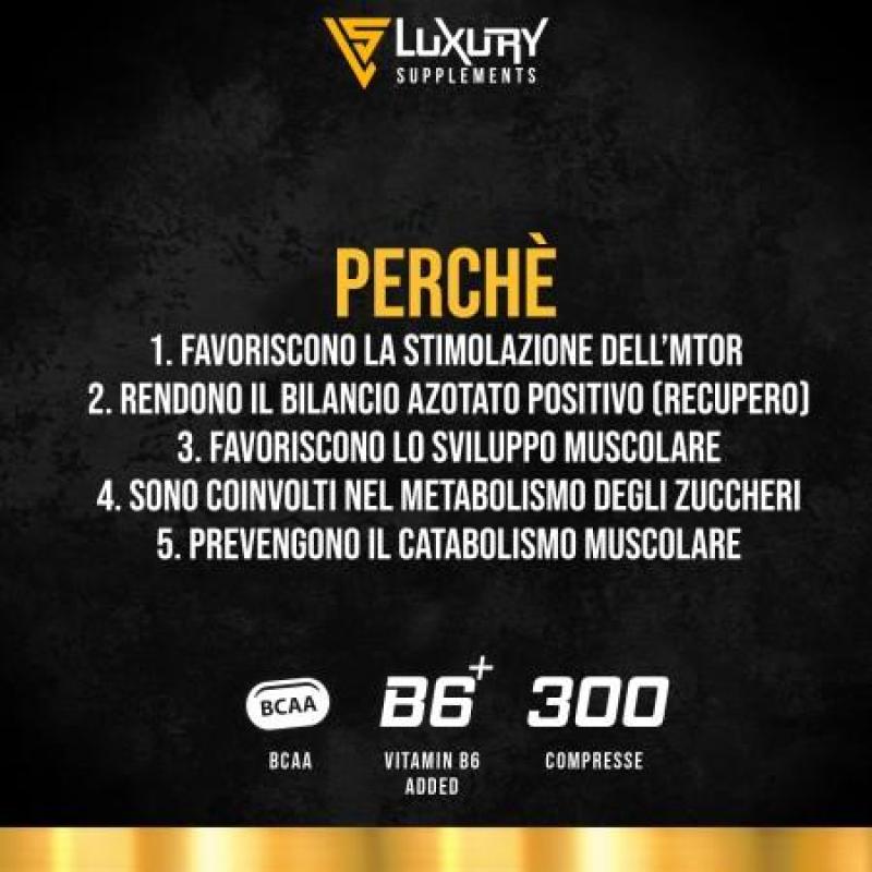 BCAA 4.1.1. 300 cpr Luxury Supplements