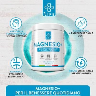 Magnesio 300 g polvere +Life