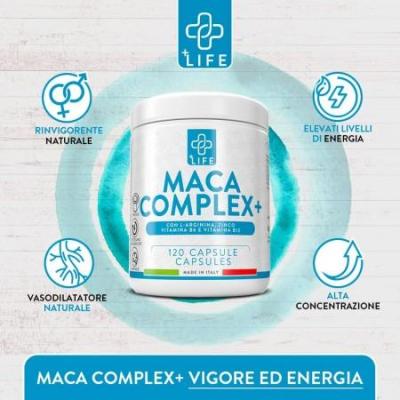 Maca Complex +Life 120 cps