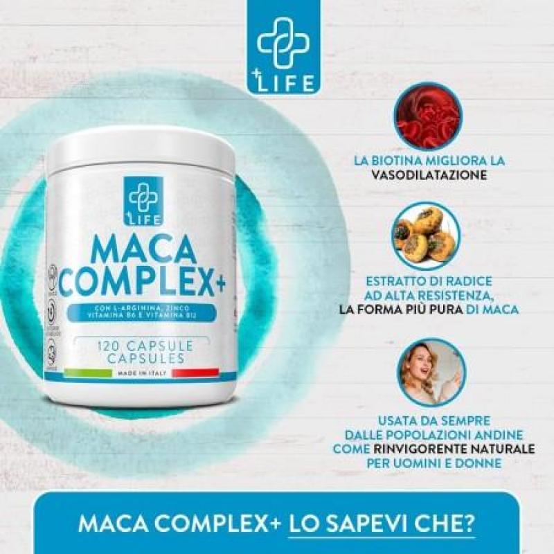 Maca Complex +Life 120 cps