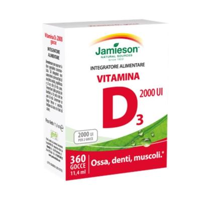 Vitamina D3 - 360 gocce/1000 UI - Jamieson