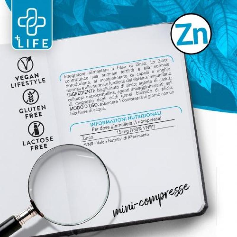 Zinco Bisglicinato 400 cpr +Life