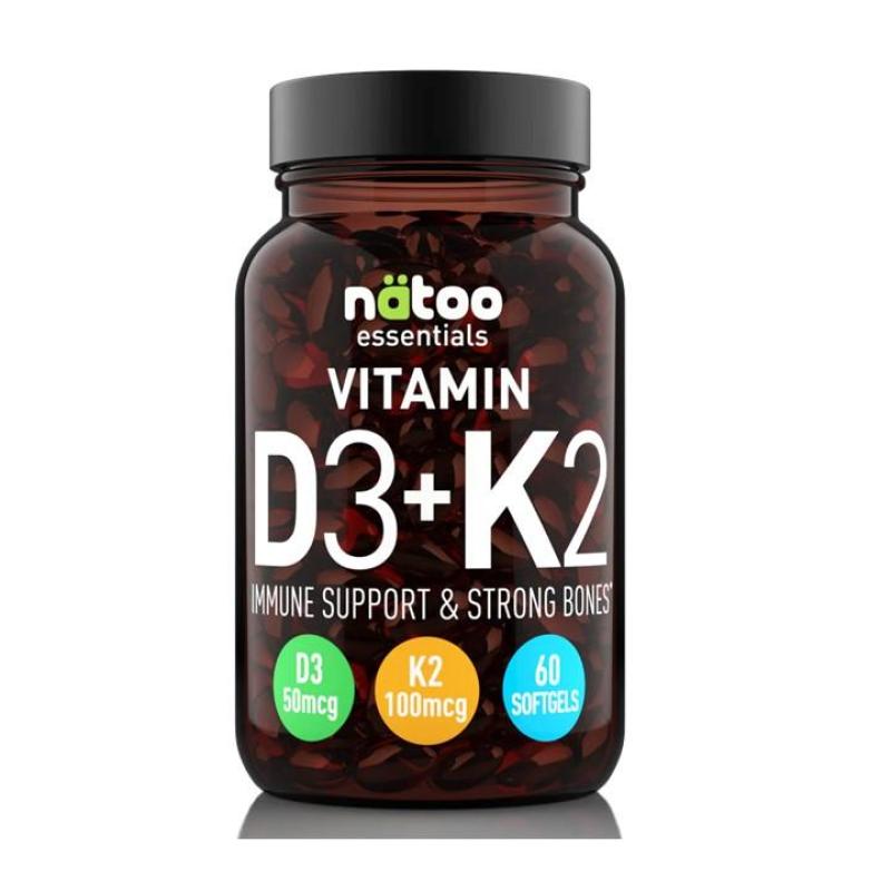 Vit D3 + K2 Natoo 60 prl