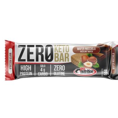 Zero Keto Bar Wafer Nocciola 50 g Pronutrition