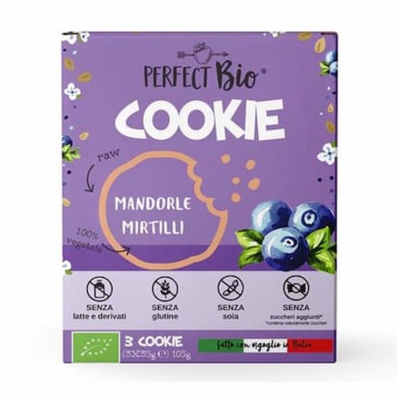 Cookie Mandorle e Mirtilli Bio 250 g Ambrosiae