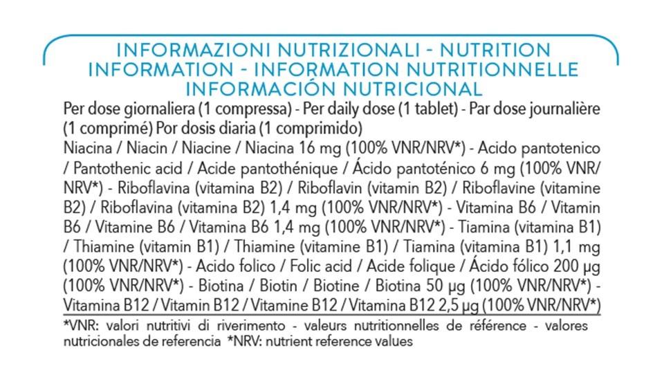 VIT B etichetta