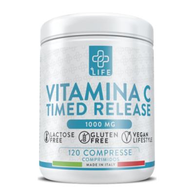 Vitamin C Time Release +Life 120 cpr