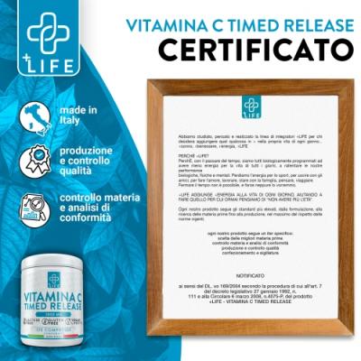 Vitamin C Time Release +Life 120 cpr